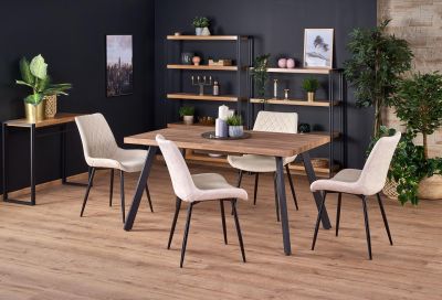 Rozkladací jedálenský stôl BERLIN 160 - orech medový