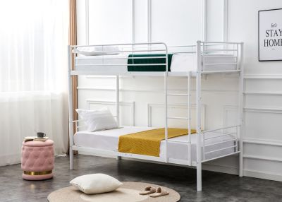 Poschodová posteľ BUNKY 90x200 cm - biela