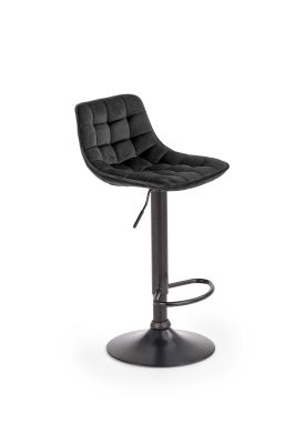 Barová čalúnená stolička BASIC H95 čierna