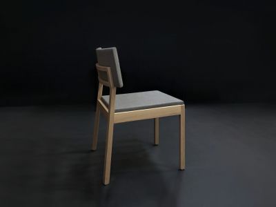 Masívna stolička MACA z dubového dreva - 555x555/830 mm