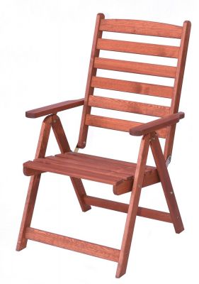 Skladacia záhradná stolička SORRENTO z borovicového dreva