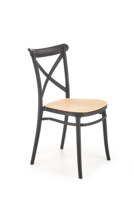 Moderná jedálenská stolička K512 čierna