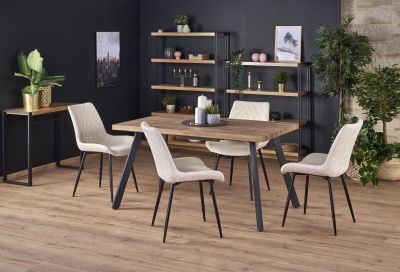 Rozkladací jedálenský stôl BERLIN 140 - orech medový