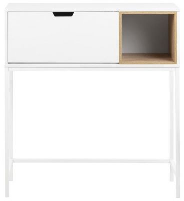 Jedálenská barová skrinka SEATLE 92x100 cm biela, výklopné dvierka