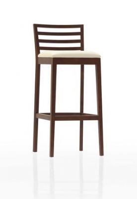 Masívna stolička ESTA barová  z bukového dreva - 510x530/815 mm