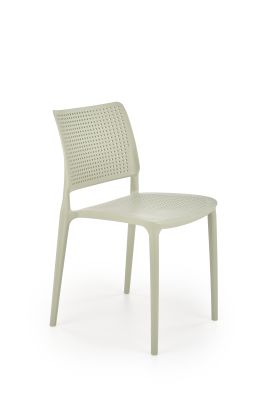 Záhradná plastová stolička K514 mätová