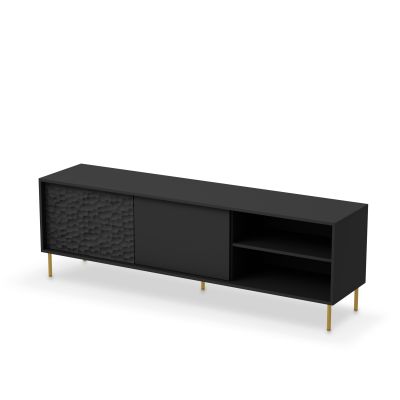 Moderný TV stolík BULLET RTV1 - čierny