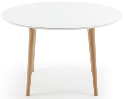 Stôl OQUI rozťahovací 120 (200) x 90 x 74 cm - farba biela