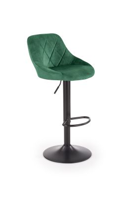 Čalúnená barová stolička ZINA H101 zelená