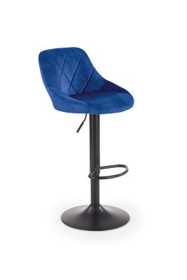 Čalúnená barová stolička ZINA H101 modrá