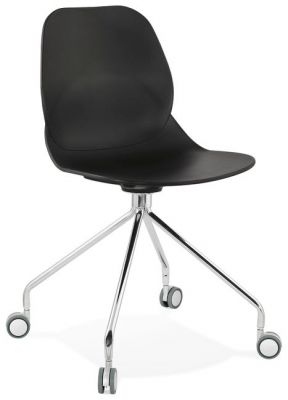 Kancelárska stolička RAPHIA 46x49x81 cm - čierna