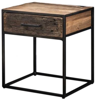 Nočný stolík FLET 40x45x50 cm - drevený